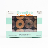 DecoBob™ Prewound M Size Assorted Pack DBLMB-Wood